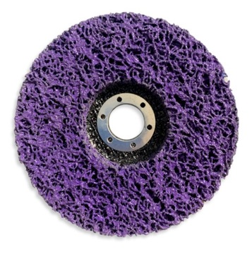 TARCZA WŁÓKNINA DO USUWANIA RDZY WŁOSY MURZYNA TARCZA ŚCIERNA 125mm INOX