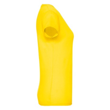 Футболка Fruit of the Loom Lady Original Желтая