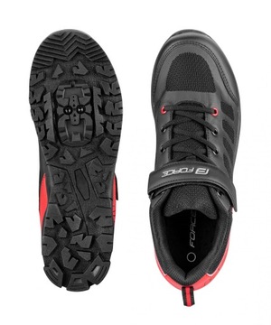 Кроссовки FORCE WALK, черно-красные 44