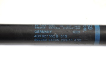 AUDI A6 ALLROAD C7 2013 LEVÝ STRANA TLUMIČ KRYT ZADNÍ KUFRU