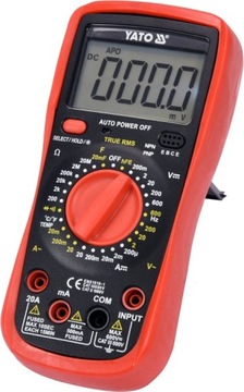 YATO MIERNIK CYFROWY MULTIMETR TRUE RMS LCD
