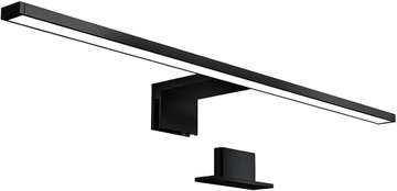 KINKIET NA LUSTRO - NA SZAFKĘ - LED 8W - CZARNY - ŁAZIENKOWY - IP44