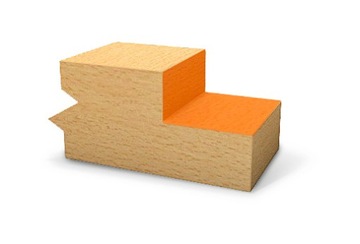 Фреза прямая с пазом Z=2 N=2 120x30x8 GLOBUS