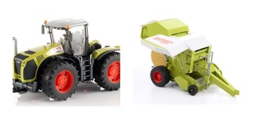 Zestaw Bruder 03015 traktor Class Xerion + Prasa