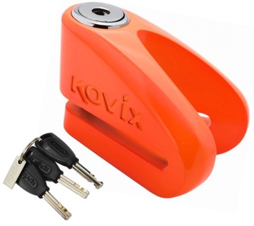 Замок тормозного диска KOVIX KVZ1, оранжевый