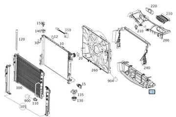 KIEROWNICA POWIETRZA GLK X204 A2045052730