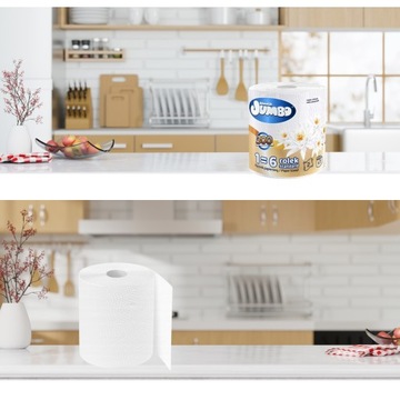 БУМАЖНОЕ КУХОННОЕ ПОЛОТЕНЦЕ ELEPHANT JUMBO MAXI 300 LEAF