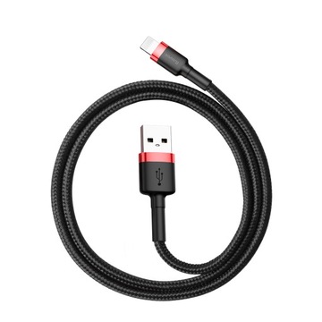USB-КАБЕЛЬ BASEUS STRONG ДЛЯ LIGHTNING IPHONE IPAD ПЛЕТЕННЫЙ КАБЕЛЬ 2.4A 50см
