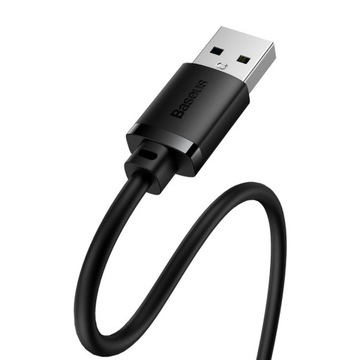 Удлинительный кабель USB 3.0 0,5 м, черный