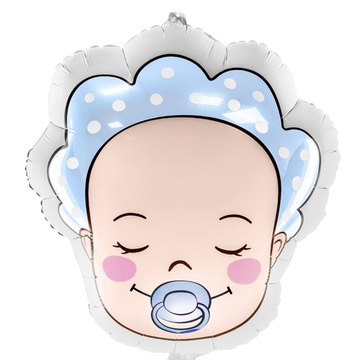Balon foliowy Bobas Chłopiec baby shower Urodziny