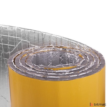 FOAM MAT АЛЮМИНИЕВАЯ ЗВУКОВАЯ ФОЛЬГА 2 СМ Звукоизоляция двигателя 20 мм