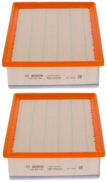 2× BOSCH F 026 400 496 FILTR VZDUCHU