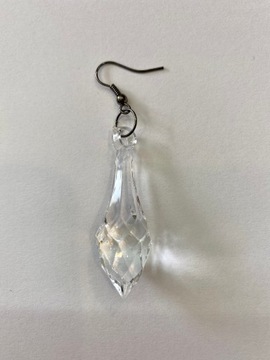 ДЕКОРАТИВНЫЕ ПОДВЕСКИ С КРЮЧКОМ, ХРУСТАЛЬНЫЕ СОСЕЛЬЦЫ, 10 ШТ.