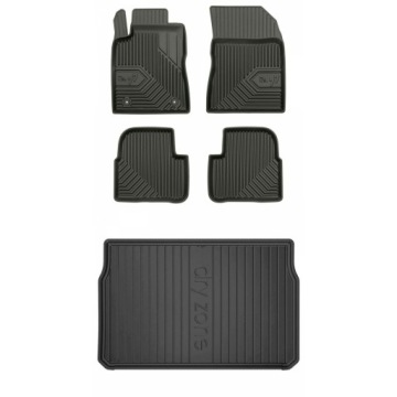 Gumová sada koberců a rohožek Citroen C3 III 2016-2024 Hatchback