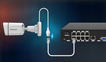 8-канальный регистратор FOSCAM FNA108HE с поддержкой PoE