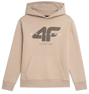 Bluza dresowa chłopięca 4F M240 z kapturem 134.