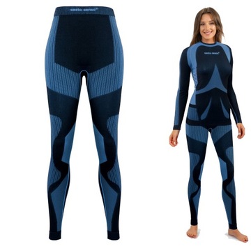 [Sesto Senso] Spodnie damskie termiczne Thermo Active [XL]