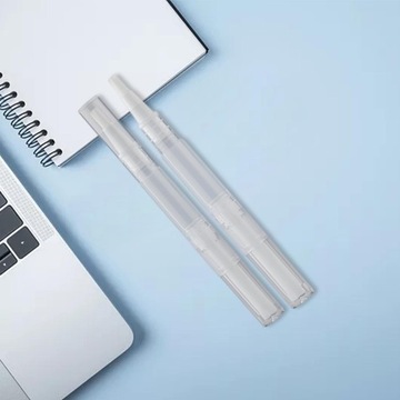 2x прозрачные аксессуары для поворотных ручек, пустой гвоздь, 2 мл