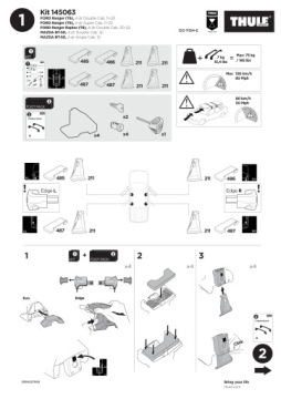 БАГАЖНИК THULE ДЛЯ Ford Ranger 2011-22 гг.