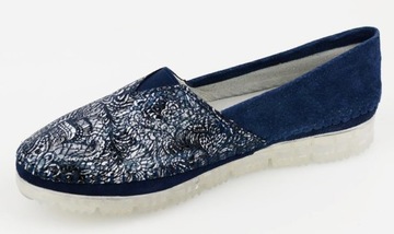 FILIPPO Baleriny Espadryle Granatowe 2147 36