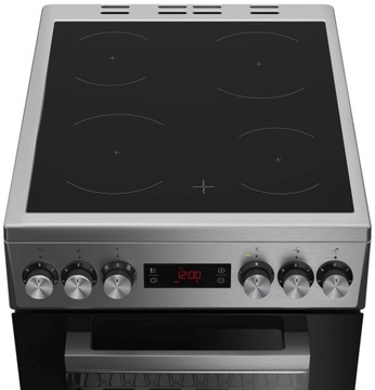 Beko FSM57300GX керамическая кухня 50см 4 конфорки Гриль Таймер Конвекция