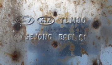Kia Sportage QL Hyundai Tucson TL tłumik końcowy OE: 28710D3831