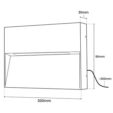 Настенный светильник для сада, настенный светильник для наружного фасада, лестницы, 6 Вт, светодиод IP54