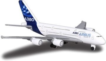 MAJORETTE SAMOLOTY AIRBUS A380-800 NOWY METALOWY MODEL