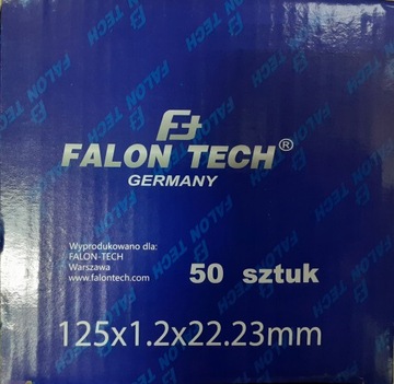 ДИСКИ ДЛЯ РЕЗКИ МЕТАЛЛА inox 125 x 1,2 FALON TECH
