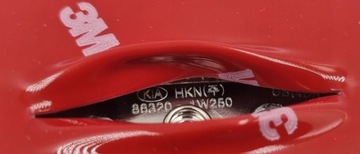 NOWY ORYGINALNY Znaczek Emblemat LOGO KIA RIO 86320-1W250 13 x 6.5 cm