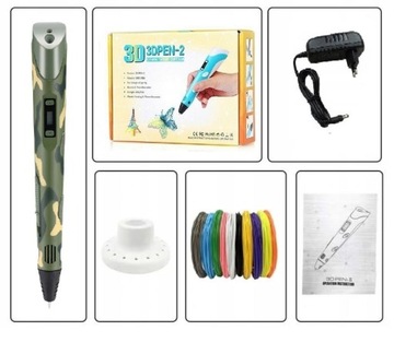 НАБОР ШАРИКОВОЙ РУЧКИ ДЛЯ 3D ПРИНТЕРА + КАРТРИДЖИ 9 МЕТРОВ