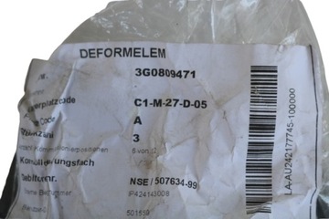 VW PASSAT B8 WSPORNIK BŁOTNIKA MOCOWANIE 3G0809471