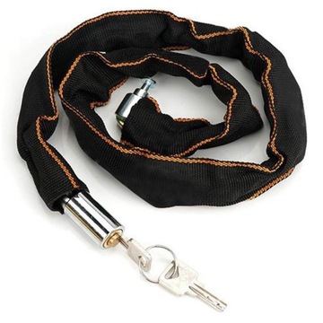 ВЕЛОСИПЕДНЫЙ ЗАМОК ДЛЯ ВЕЛОСИПЕДА МОТОКУТЕРА ВЕЛОСИПЕДНЫЙ ЗАМОК ЗАКАЛЕННАЯ ЦЕПЬ