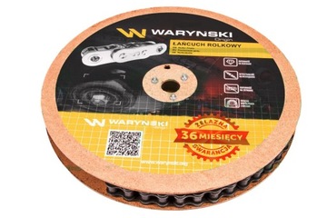ŁAŃCUCH ROLKOWY WARYŃSKI 06B-1 R1 3/8 5M + OGNIWO