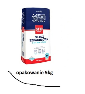 Gładź gipsowa szpachla Acryl-Putz ST10 Start 5 kg