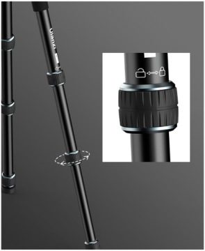 ULANZI MT-59 высокий монопод фотографии штатив 360 голова складной колонны