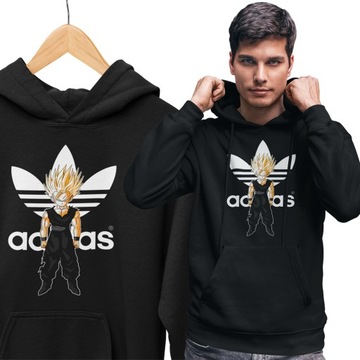 BLUZA MĘSKA KANGUR KAPTUR DRAGON BALL ADI GOHAN XS