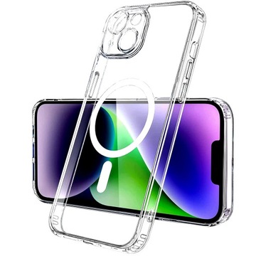 Etui do iPhone 13 + Szkło 5D I DO MAGSAFE WZMACNIANE MAGNETIC SHOCK CASE