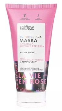 so!Flow Koloryzująca maska nadająca różowe refleksy do włosów blond 200ml