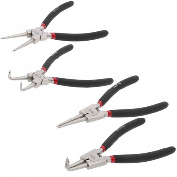 НАБОР ЩИПЦОВ YATO 4 ШТ. 200 ММ, НАРУЖНЫЕ ПРЯМЫЕ ИЗОГНУТЫЕ CrV