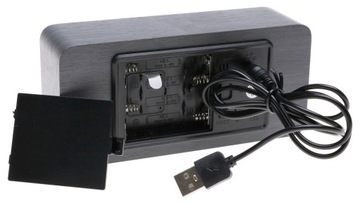 БУДИЛЬНИК ДЕРЕВЯННЫЕ Часы Дата LED ТЕРМОМЕТР 862