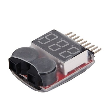 Tester niskiego napięcia baterii Lipo Checker 1-8S