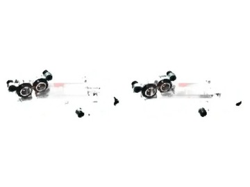 2X TŘMENY BRZDY KAMOKA PŘEDNÍ L+P DO MERCEDES-BENZ TŘÍDA GL (X164),