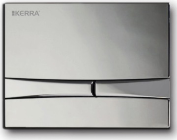 Хромированная кнопка смыва унитаза Kerra