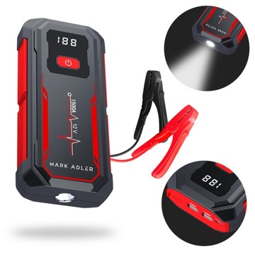 Urządzenie Rozruchowe PowerBank Jump Starter Booster MARK ADLER Storm 5.0