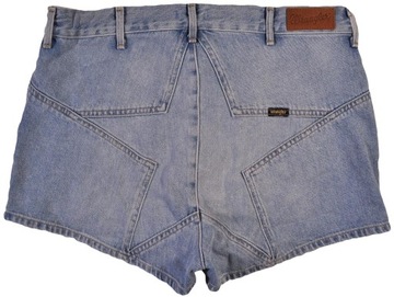 WRANGLER spodenki HIGH jeans PIN UP SHORT _ L