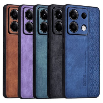 Do matowego etui ze skóry syntetycznej Xiaomi POCO X6 5G / Redmi Note 13 Pr