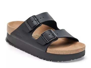 Klapki Damskie Birkenstock 1027395 ARIZONA FLEX PLATFORMBF NARROW Czarne 40