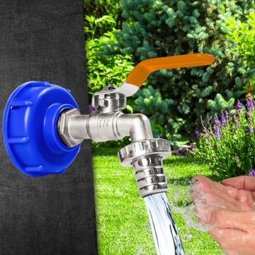 КРАН ШАРОВОЙ КРАН 1/2 ДЮЙМА IBC MAUZER БОЧНАЯ ПРОБКА КРАН ДЛЯ БАКА