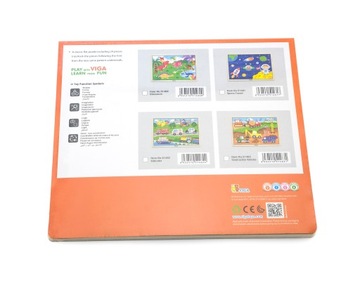 Viga 51462 Пазл на основе, 24 детали - транспорт в городе